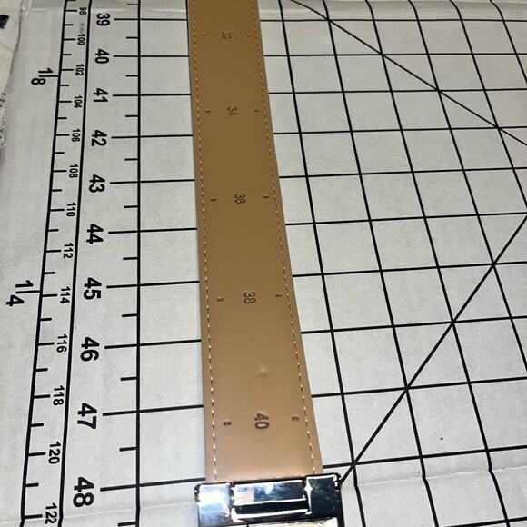 NWOT DRUH GENUINE LEATHER BELT GOLFER GREEN BUCKLE BELT - Picture 5 of 8